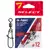 Вертлюжок з застібкою Select Basic Swivel Snap #12 (10 шт / уп), Размер: 17мм, Цвет воблера: Black Nickel, фото 